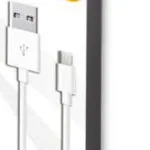 Savio Regular USB 2.0 to micro USB Cable Λευκό 2m (CL-124)