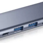 Baseus Harmonica USB 3.0 Hub 3 Θυρών με σύνδεση USB-C & Θύρα Φόρτισης Γκρι (CAHUB-K0G)