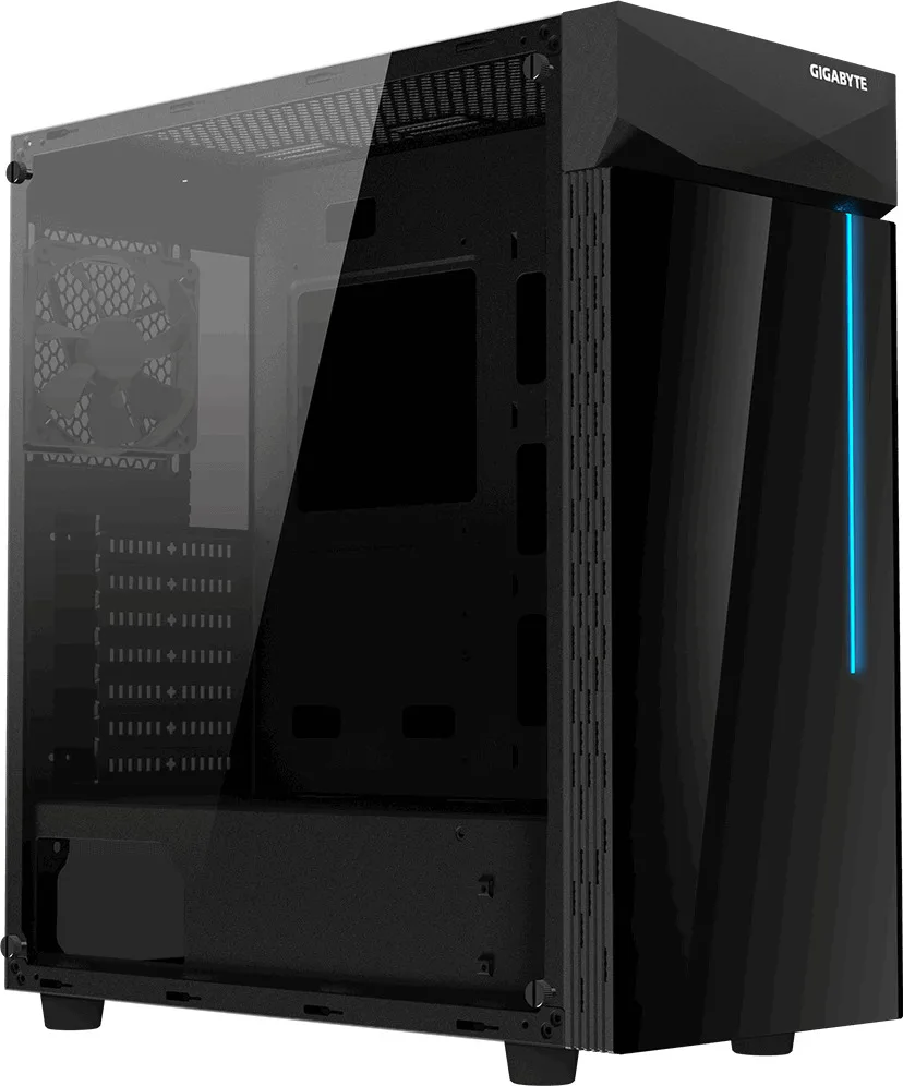 20190510111610_gigabyte_c200_glass Gigabyte C200 Glass Gaming Midi Tower Κουτί Υπολογιστή με Πλαϊνό Παράθυρο και RGB Φωτισμό Μαύρο - Image 1
