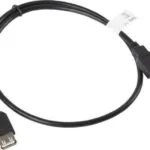 Lanberg USB 2.0 Cable USB-A male - USB-A female 0.7m (CA-USBE-10CC-0007-BK)
