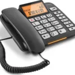 Gigaset DL580 Ενσύρματο Τηλέφωνο Γραφείου για Ηλικιωμένους Μαύρο