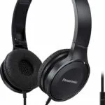 Panasonic RP-HF100ME Ενσύρματα On Ear Ακουστικά με Ραδιόφωνο Μαύρα