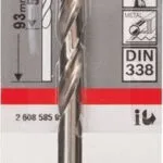 Bosch HSS-G Τρυπάνι HSS-G με Κυλινδρικό Στέλεχος για Μέταλλο 6x93mm 2608585926