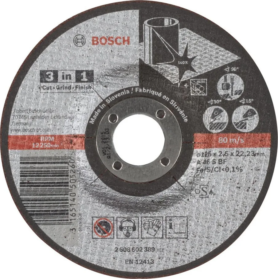 20190604124440_bosch_diskos_kopis_3_in_1_0260860238_1tmch Bosch Δίσκος Κοπής Μετάλλου 115mm 2608602388 - Image 1