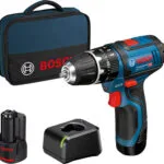 Bosch GSB 12V-15 Κρουστικό Δραπανοκατσάβιδο Μπαταρίας 12V 2x2Ah 06019B690H