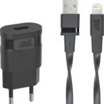 Rivacase Φορτιστής και Καλώδιο Lightning 5W Μαύρος (VA4115)