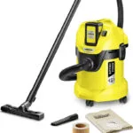 Karcher Vacuum WD 3 Battery Set Επαναφορτιζόμενη Σκούπα Υγρών / Στερεών με Πλαστικό Κάδο 17lt