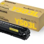 Samsung CLT-Y503L Γνήσιο Toner Laser Εκτυπωτή Κίτρινο High Yield 5000 Σελίδων (SU491A)