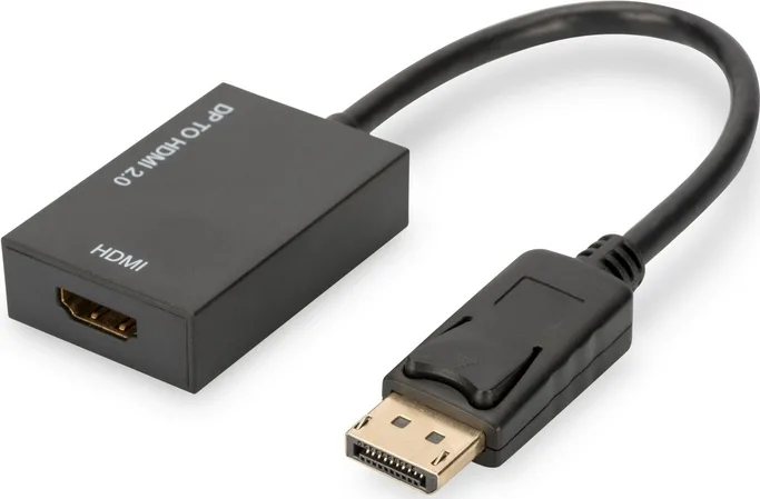 Digitus Μετατροπέας DisplayPort male σε HDMI female 1τμχ AK-340415-002-S - Image 1