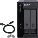 QNap Θήκη για 2 Σκληρούς Δίσκους 3.5" SATA III με σύνδεση USB 3.1 Type-C (TR-002)