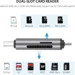 Ugreen Card Reader Type-C για SD/microSD Γκρι (50706)