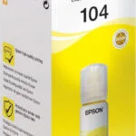 Epson 104 Γνήσιο Μελάνι Εκτυπωτή InkJet Κίτρινο (C13T00P440)