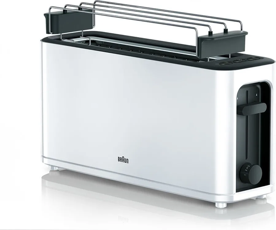 20190916135926_braun_ht_3110_white Braun HT3110 0X23010011 Φρυγανιέρα 2 Θέσεων 1000W Λευκή - Image 1