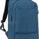 Rivacase Biscayne 8365 Τσάντα Πλάτης για Laptop 17.3" με Θύρα USB σε Μπλε χρώμα