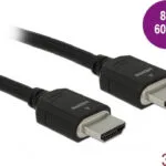 DeLock HDMI 2.1 Cable HDMI male - HDMI male 3m Μαύρο (85295)