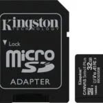 Kingston Canvas Select Plus microSDHC 32GB Class 10 U1 V10 A1 UHS-I με αντάπτορα