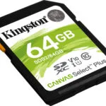 Kingston Canvas Select Plus SDXC 64GB Class 10 U1 V10 UHS-I