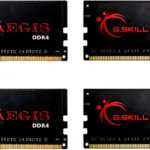 G.Skill Aegis DDR4 DDR4 64GB RAM με 4x16GB Modules και Ταχύτητα 3200 για Desktop F4-3200C16Q-64GIS