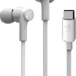 Belkin Rockstar USB-C In-ear Handsfree με Βύσμα USB-C Λευκό