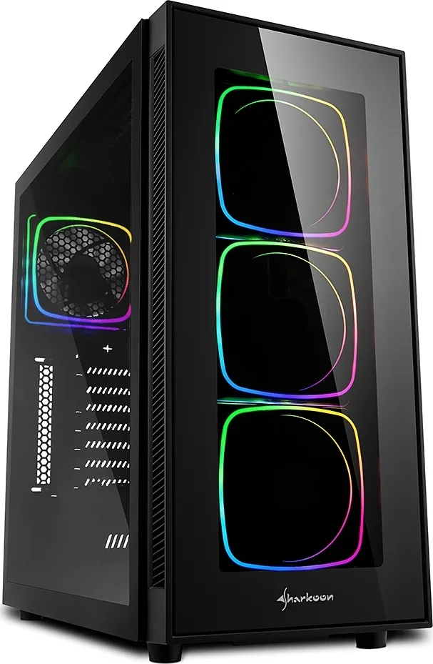 20191115110551_sharkoon_tg6_rgb Sharkoon TG6 RGB Gaming Midi Tower Κουτί Υπολογιστή με Πλαϊνό Παράθυρο Μαύρο - Image 1