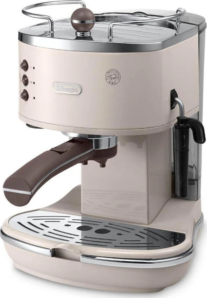 De'Longhi Icona Vintage Μηχανή Espresso 1100W Πίεσης 15bar Λευκή - Image 1