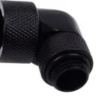 Alphacool Icicle 16 / 10mm Screw-on Spout 90 Degrees Rotatable G1 / 4 Fittings Μαύρο 17236