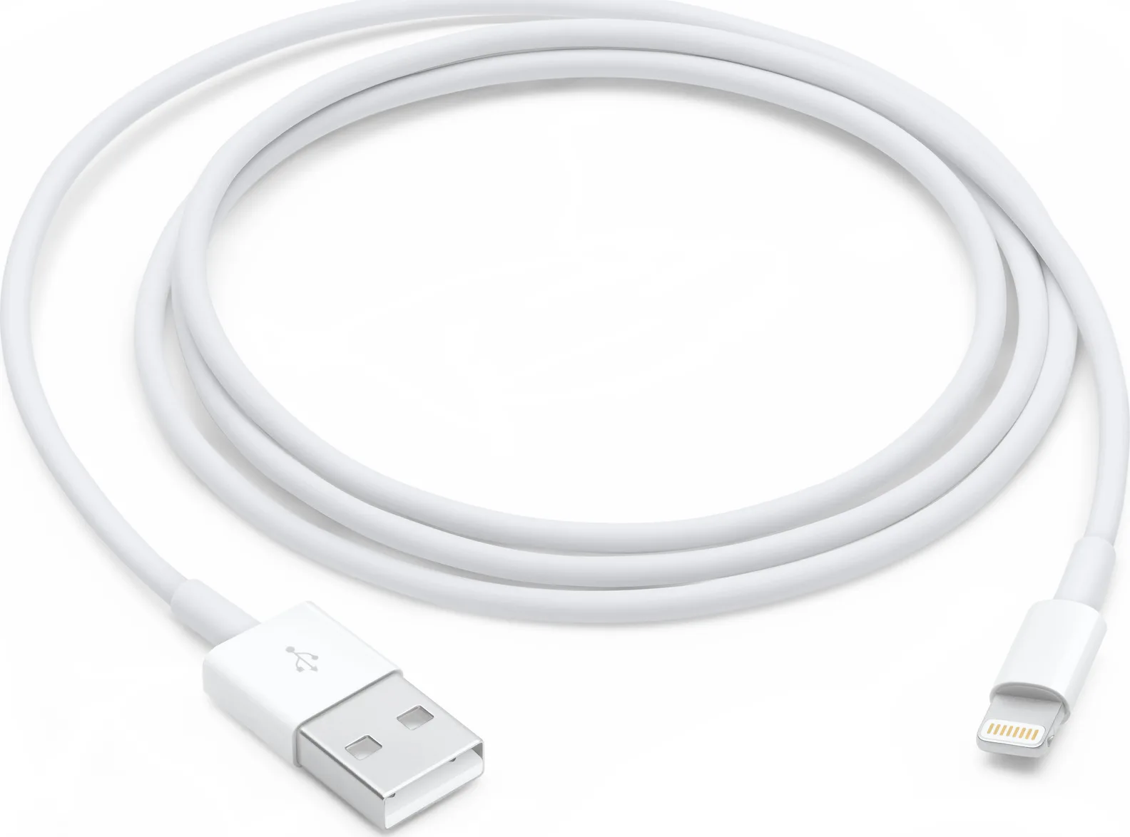 20191209111913_apple_regular_usb_to_lightning_cable_leyko_1m_mxly2zm_a Apple USB-A to Lightning Cable Λευκό 1m (MXLY2ZM/A) - Image 1