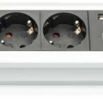 Digitus Πολύπριζο 4 Θέσεων με 2 USB-A, Διακόπτη και Καλώδιο 1.5m DA-70614