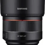 Samyang Full Frame Φωτογραφικός Φακός AF 85mm f/1.4 Telephoto για Nikon F Mount Μαύρος