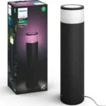 Philips Calla Φωτιστικό Κολωνάκι LED Εξωτερικού Χώρου 8W RGB IP65 Μαύρο 915005731801