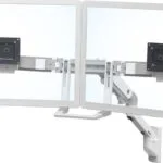 Ergotron HX Wall Dual Monitor Arm White