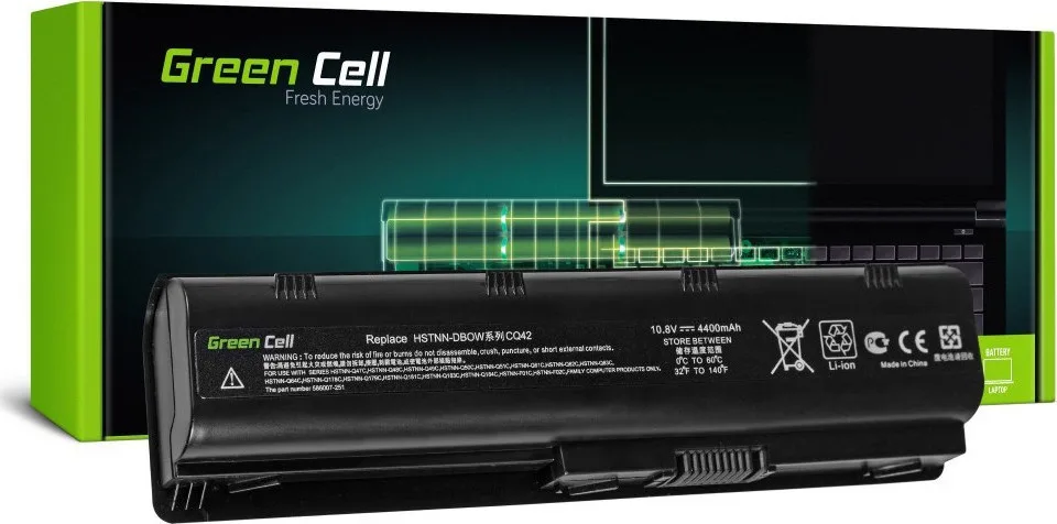 Green Cell Συμβατή Μπαταρία για HP Pavilion CQ62/635/650/655 με 4400mAh (HP03) - Image 1