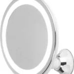 Adler AD-2168 Μεγεθυντικός Στρογγυλός Καθρέπτης Μπάνιου Led από Μέταλλο 20x20cm Ασημί
