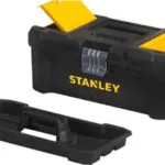 Stanley Essential Εργαλειοθήκη Χειρός Πλαστική με Ταμπακιέρα Π48.2xB25.4xΥ25cm STST1-75521 με Μεταλλικό Κλιπ