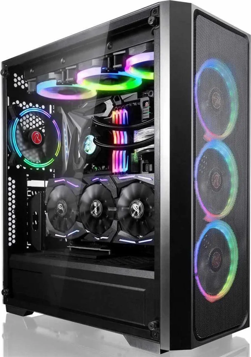20200121131441_8ade2394 Raijintek Ponos MS Midi Tower Κουτί Υπολογιστή με Πλαϊνό Παράθυρο Μαύρο - Image 1