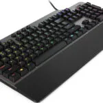 Lenovo Legion K500 Gaming Μηχανικό Πληκτρολόγιο με Outemu Red διακόπτες και RGB φωτισμό (Αγγλικό US) Γκρι