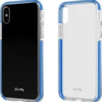 Celly Hexagon 2 Back Cover Σιλικόνης Μπλε (iPhone X / Xs) HEXAGON900LB