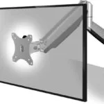 Icy Box Βάση Γραφείου Οθόνης έως 32" με Βραχίονα Ασημί (IB-MS503-T)
