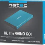Natec Rhino Go Θήκη για Σκληρό Δίσκο 2.5" SATA III με σύνδεση USB3.0 σε Μπλε χρώμα (NKZ-1280)