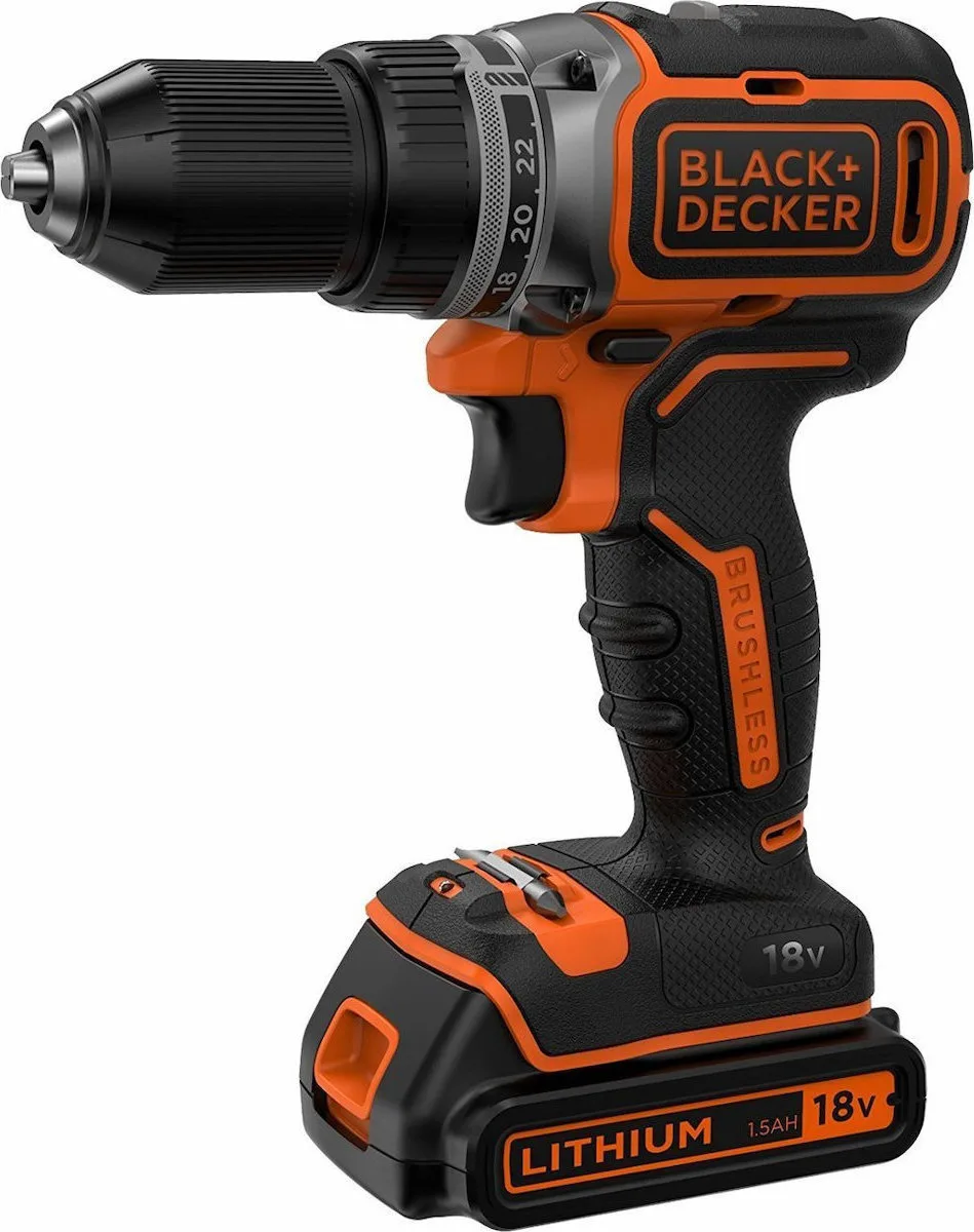 20200211174145_fd7de836 Black & Decker BL186K Δραπανοκατσάβιδο Μπαταρίας Brushless 18V 1x1.5Ah BL186K - Image 1