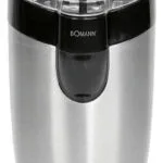 Bomann KSW 445 CB 604451 Ηλεκτρικός Μύλος Καφέ 120W με Χωρητικότητα 40gr Ασημί