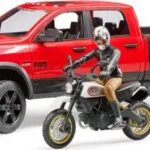 Bruder Ram 2500 Power Wagon Including Ducati Desert Sled Αυτοκινητάκι 1:16 για 3+ Ετών