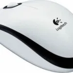 Logitech M100 Ενσύρματο Ποντίκι Λευκό