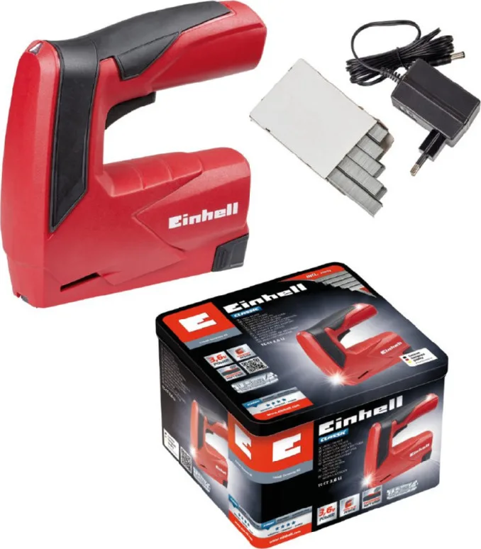 20200219170236_3c90b780 Einhell Καρφωτικό Μπαταρίας TC-CT 3.6 Li 3.6V 1x1.3Ah για Συνδετήρες 4257880 - Image 1