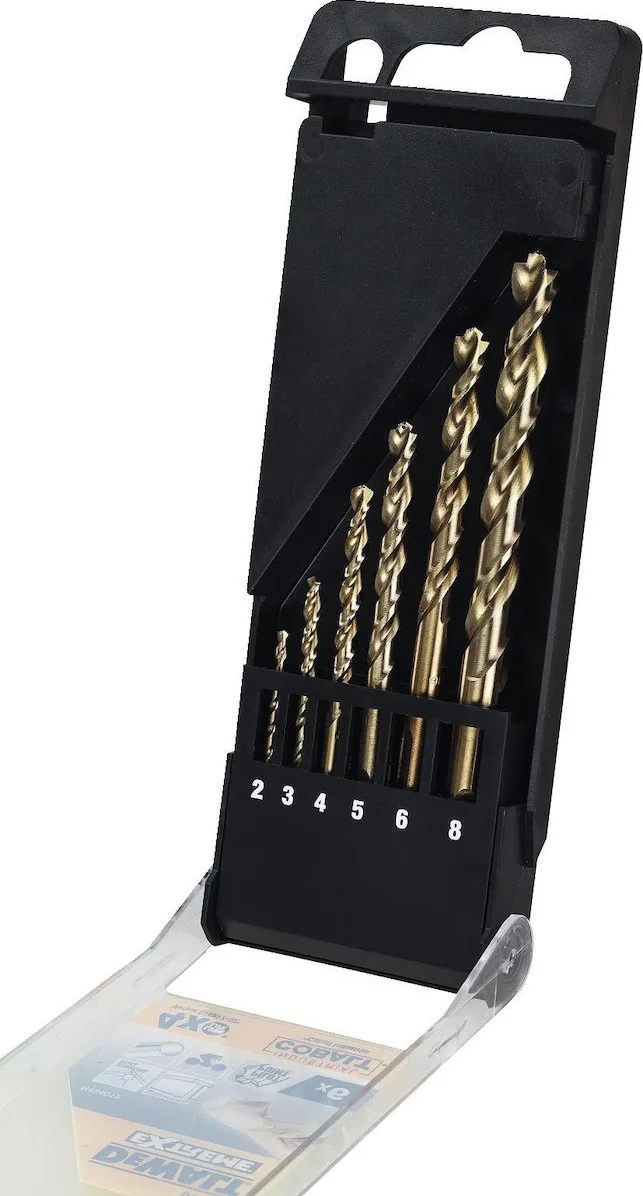 20200221131447_123b6cf7 Dewalt Extreme Σετ 6 Τρυπάνια HSS με Κυλινδρικό Στέλεχος για Μέταλλο DT4956 - Image 1