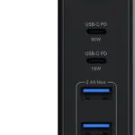 Satechi Βάση Φόρτισης με 2 Θύρες USB-A και 2 Θύρες USB-C 90W Power Delivery σε Γκρι χρώμα (ST-TC108WM)