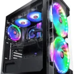 Raijintek Silenos Pro Gaming Midi Tower Κουτί Υπολογιστή με Πλαϊνό Παράθυρο Μαύρο