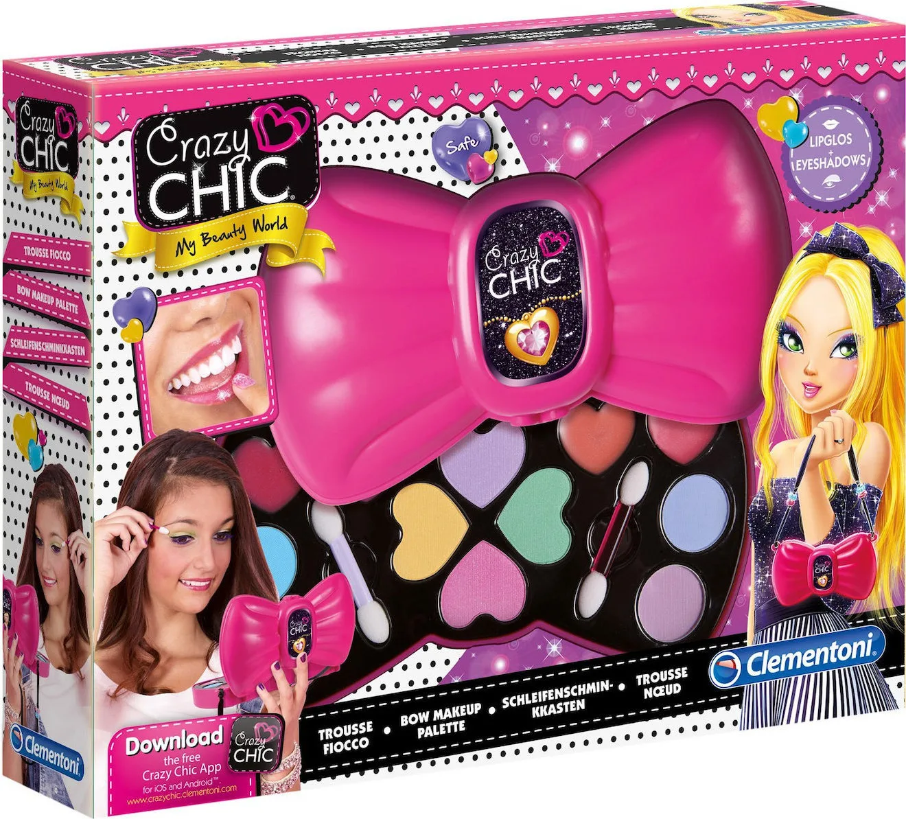 20200227120547_clementoni_bow_makeup_palette Clementoni Bow Makeup Palette Παιδικό Μακιγιάζ 15223 - Image 1