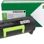 Lexmark 51B2000 Γνήσιο Toner Laser Εκτυπωτή Μαύρο Return Program 2500 Σελίδων 51B2000