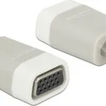 DeLock Μετατροπέας HDMI male σε VGA female Λευκό 1τμχ 65472